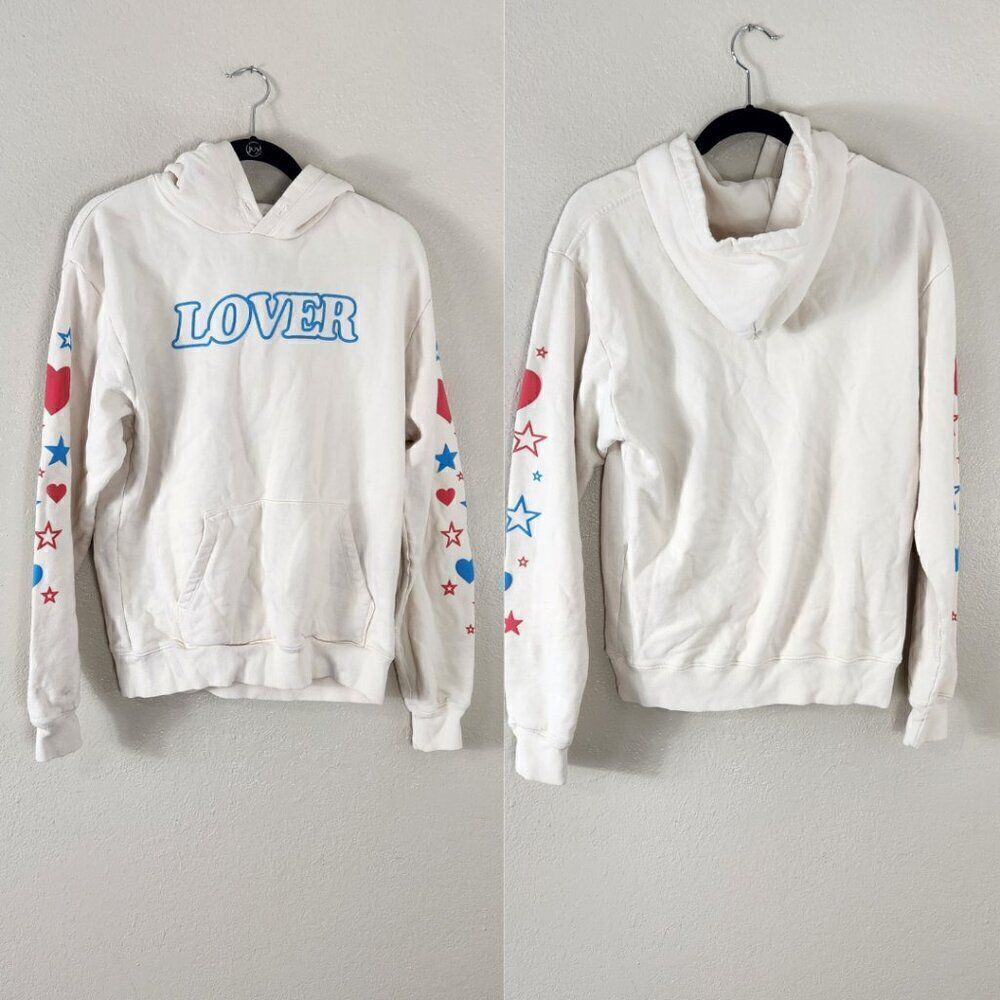 Bianca Chandon Lover Hoodie Cream Size Small Pullover